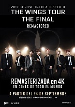 BTS 2017 LIVE TRILOGY EPISODE III THE WINGS TOUR THE FINAL REMASTERED en Cines Multiplex